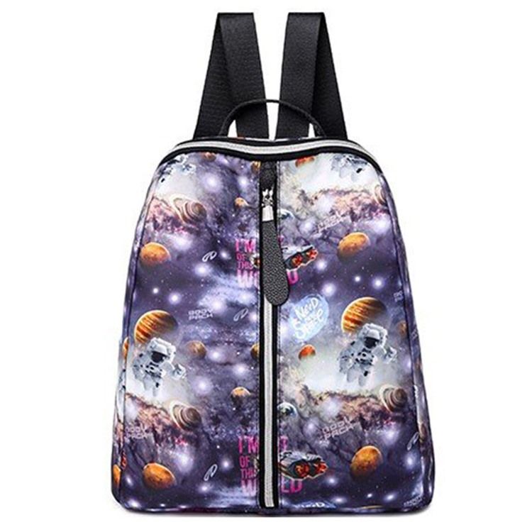 Fish Print Oxford -reppu