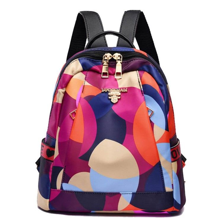 Geometry Print Oxford -reppu