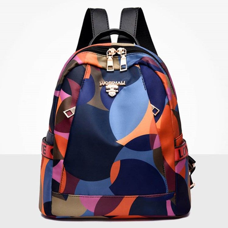 Geometry Print Oxford -reppu