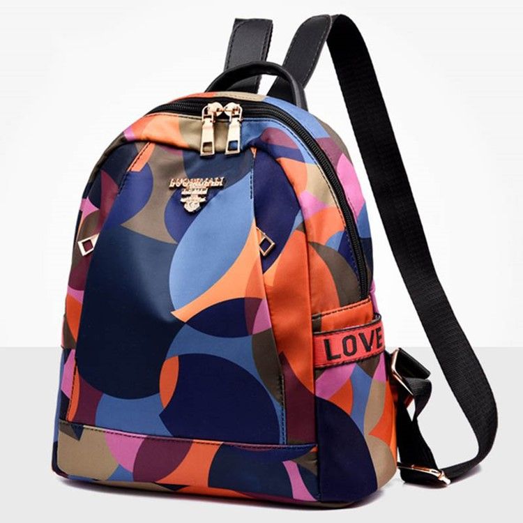 Geometry Print Oxford -reppu