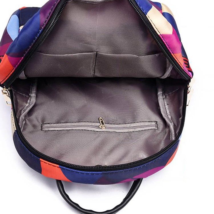 Geometry Print Oxford -reppu