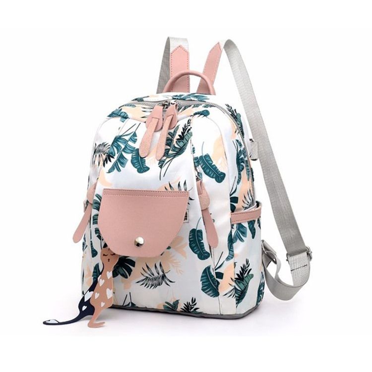 Oxford Print Flap Pocket -reput