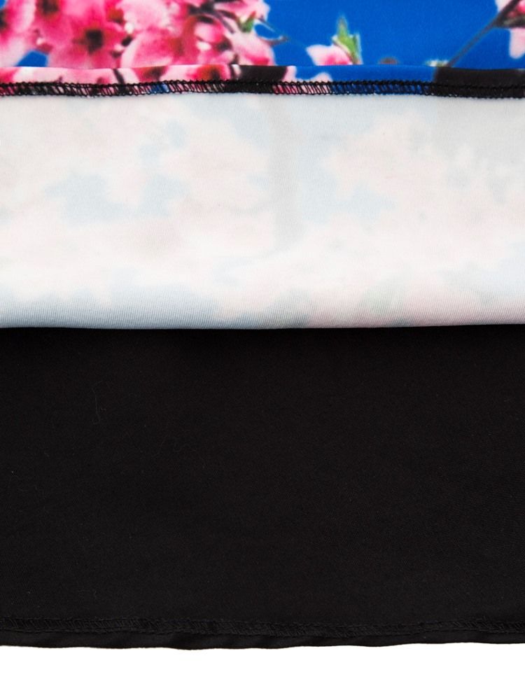 Naisten Pitkähihainen V-kaula-aukko Vintage A-linjainen Mekko