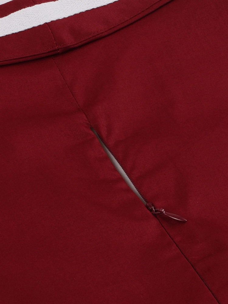 Naisten V-kaula-aukkoinen V-kaula-aukko 3/4 Hihat Säännöllinen A-linjainen Mekko