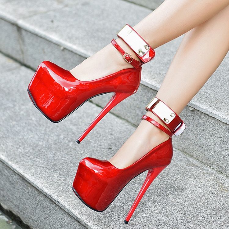 Sequin Platform Plain Stiletto Heel Naisten Kengät