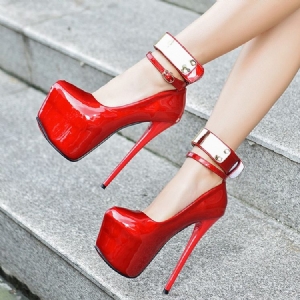 Sequin Platform Plain Stiletto Heel Naisten Kengät