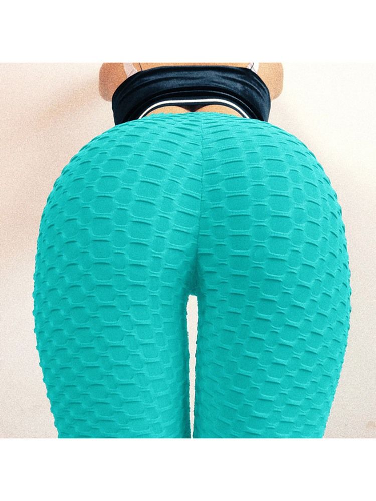 Kiinteät Urheilurennot Naisten Joogahousut Korkea Vyötärö Tiktok-leggingsit