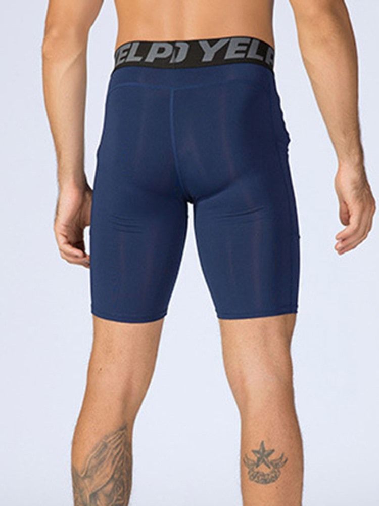 Miehet Color Block Patchwork Shorts -housut