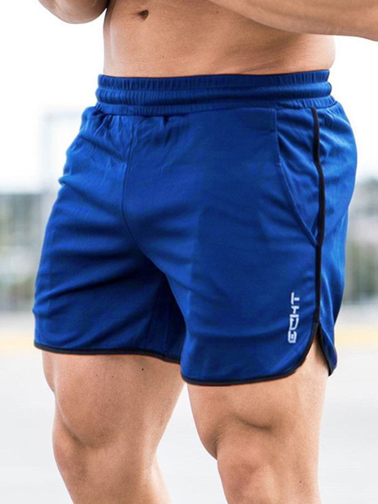 Miesten Letter Shorts -juoksuhousut