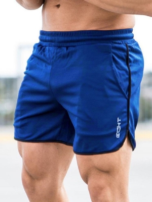 Miesten Letter Shorts -juoksuhousut
