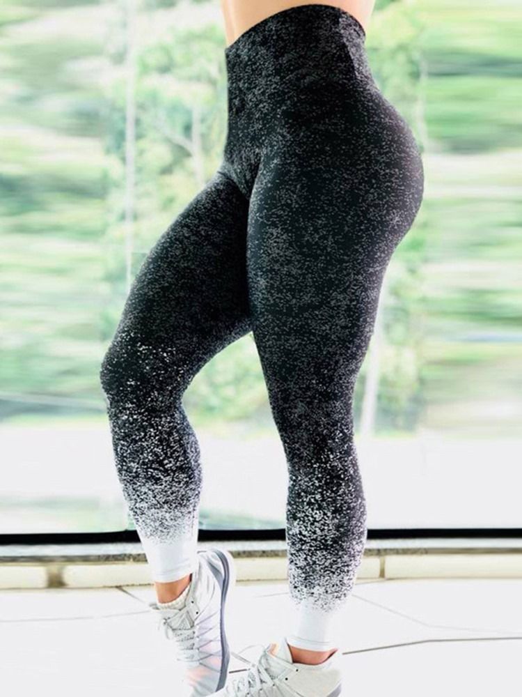 Naisten Kaltevuus Hengittävä Kevät Kuntosali Urheilujooga Leggingsit Jooga Housut Korkea Vyötärö Tiktok Leggingsit