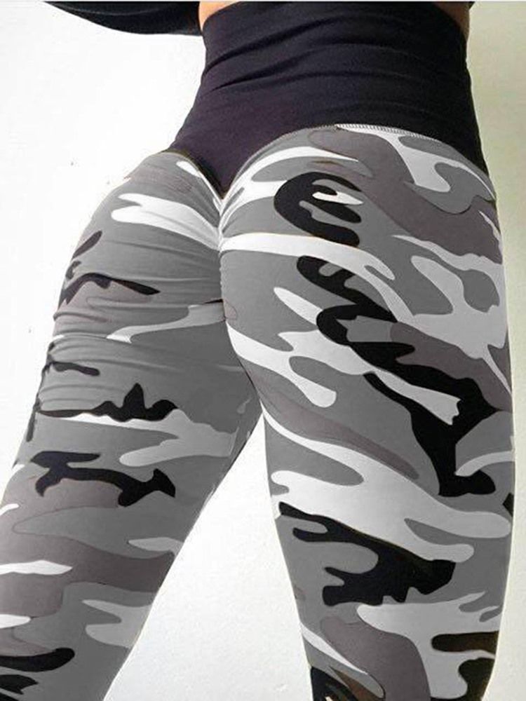 Naisten Naamiointi Anti-hiki Jooga Leggingsit Jooga Housut Korkea Vyötärö Tiktok Leggingsit