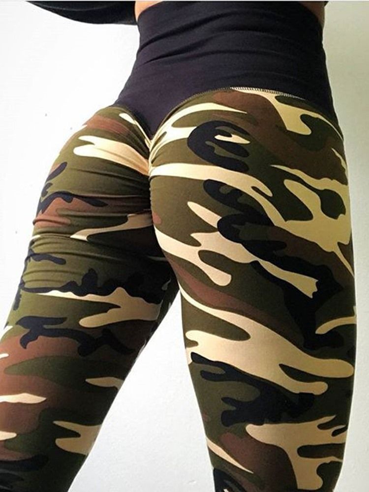 Naisten Naamiointi Anti-hiki Jooga Leggingsit Jooga Housut Korkea Vyötärö Tiktok Leggingsit