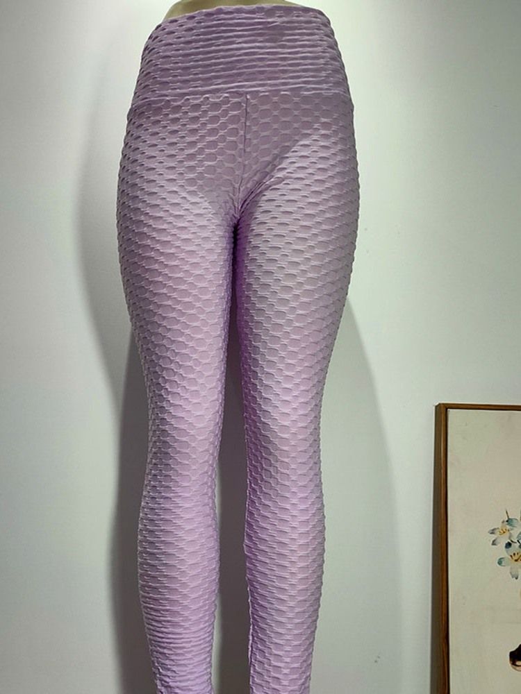 Naisten Puuvillasekoitukset Hengittävä Nilkka Pituus Korkea Vyötärö Jooga Housut Tiktok Leggingsit