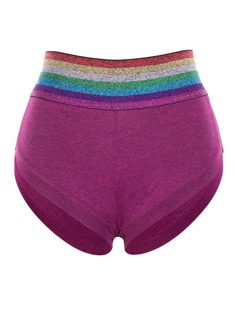 Naisten Rainbow Patchwork Shortsit Kesäkuntosaliurheilujoogahousut