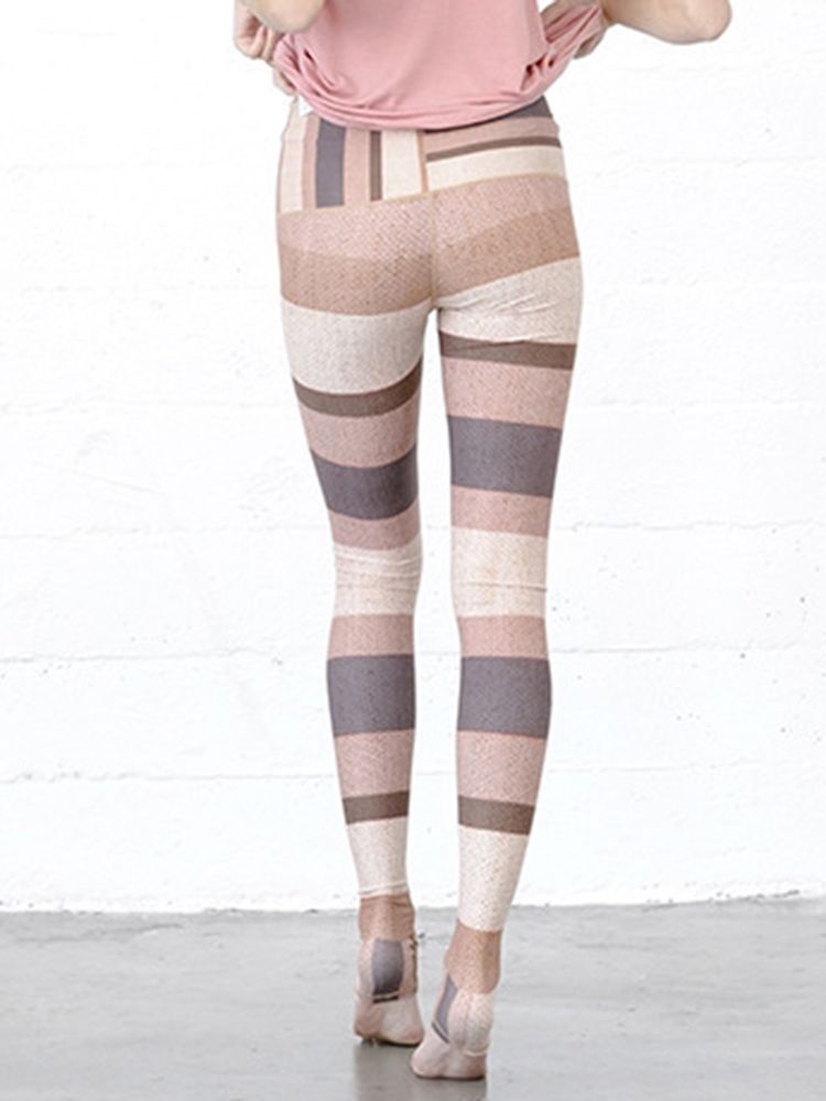 Naisten Spandex-nopeasti Kuivuvat Kuntosali-urheiluhousut Joogahousut Korkea Vyötärö Tiktok-leggingsit