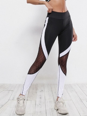Naisten Väripilkkutekstiiliset Kesän Nilkanpituiset Leggingsit Joogahousut Korkealla Vyötäröllä Tiktok-leggingsit