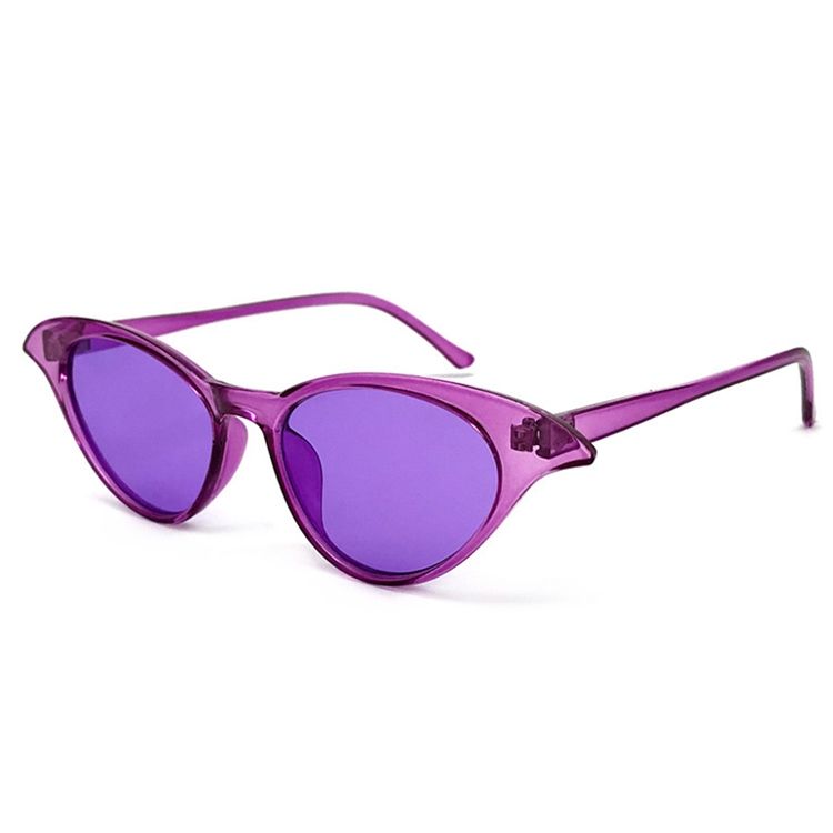 2018 Fashion Top Cat Eye Naisten Color Luxury Flat Aurinkolasit Uv400