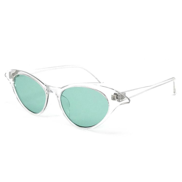 2018 Fashion Top Cat Eye Naisten Color Luxury Flat Aurinkolasit Uv400