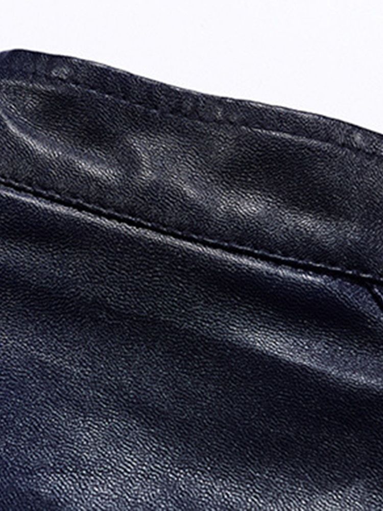 Cashmere-vuori Tavallinen Kaulus Miesten Pu-takki