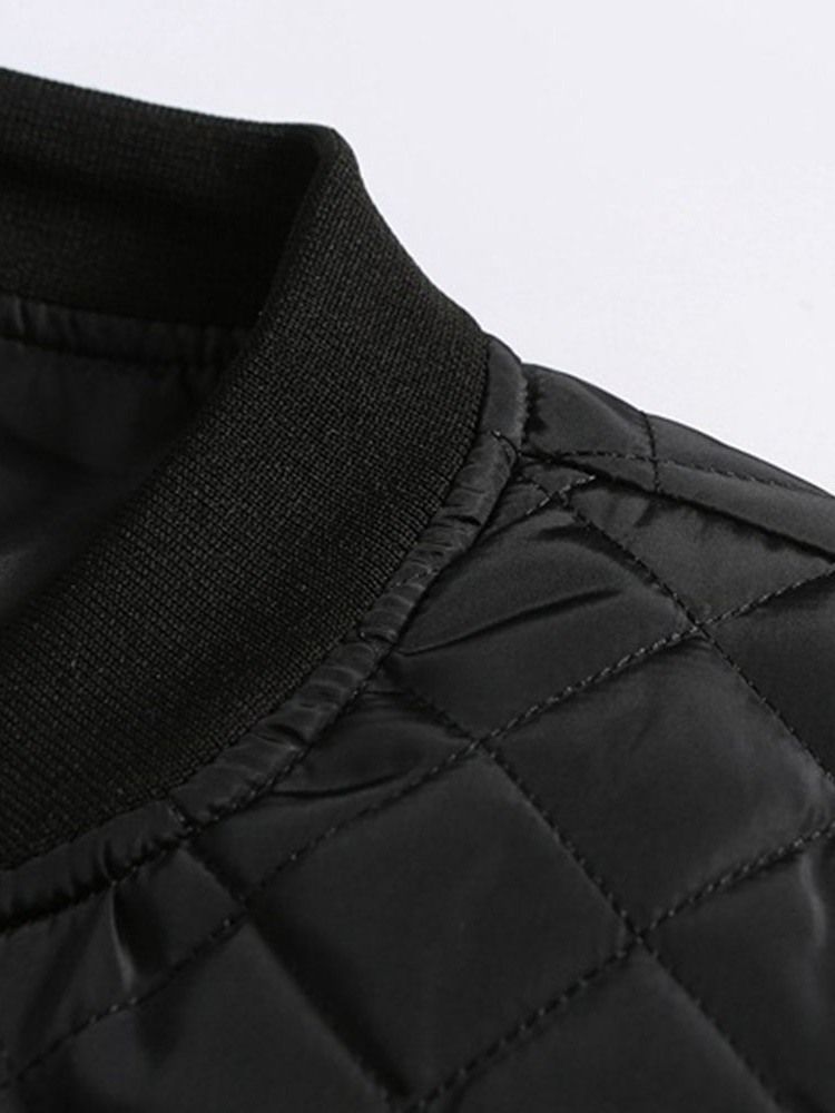 Color Block Zipper Casual Zipper Miesten Untuvatakki