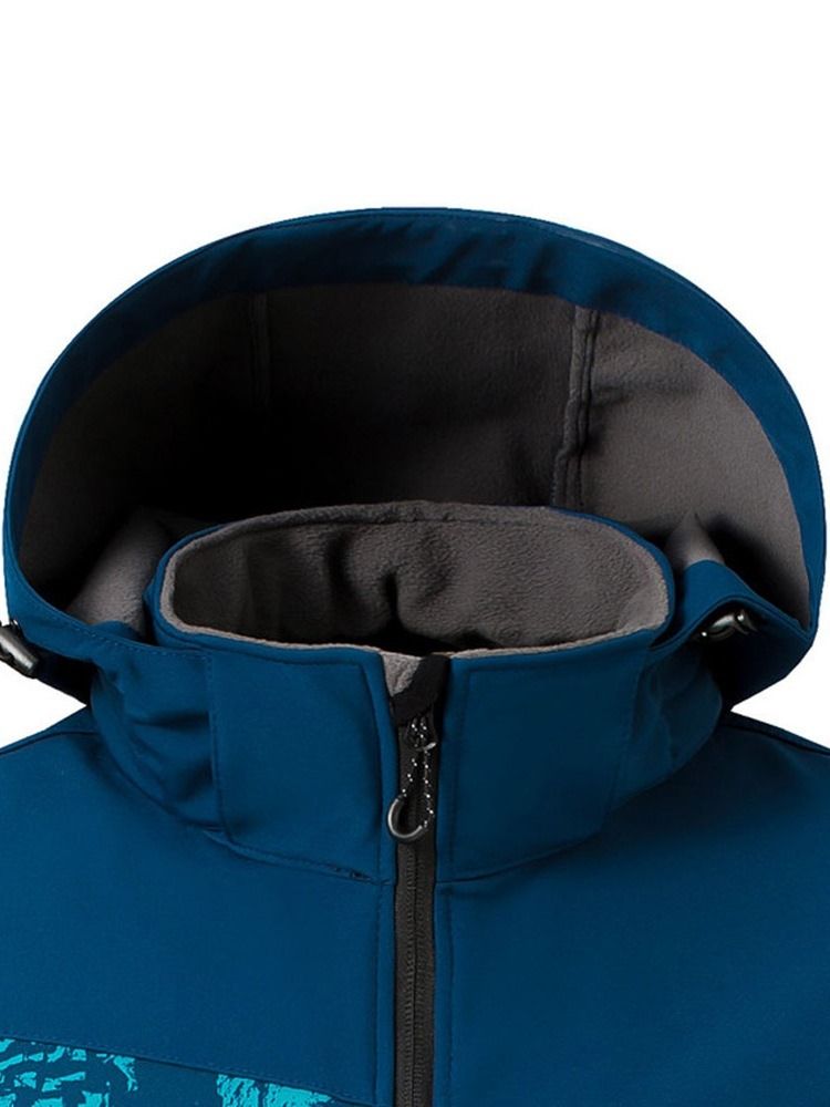 Miesten Color Block Pocket Zipper -takki