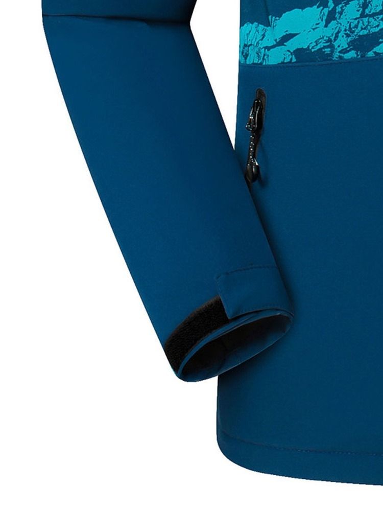 Miesten Color Block Pocket Zipper -takki