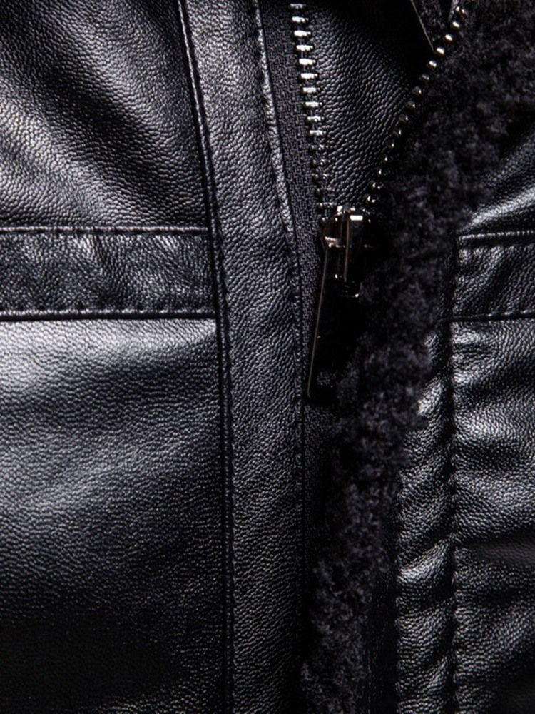 Miesten Hupullinen Tavallinen Yksinkertainen Eurooppalainen Talvitakki