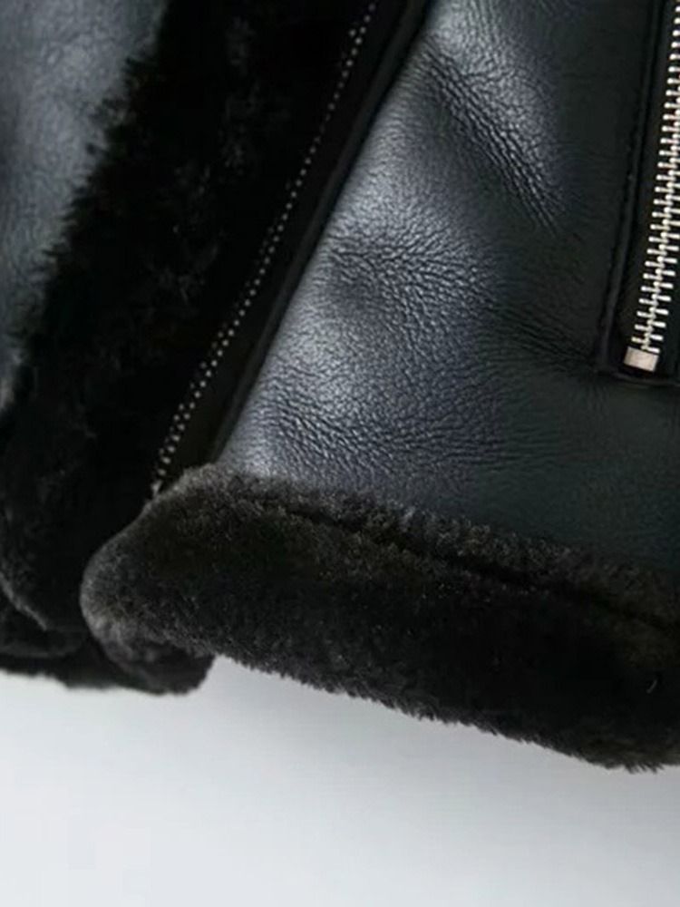 Naisten Fleece-vetoketjullinen Ohut Tavallinen Takki