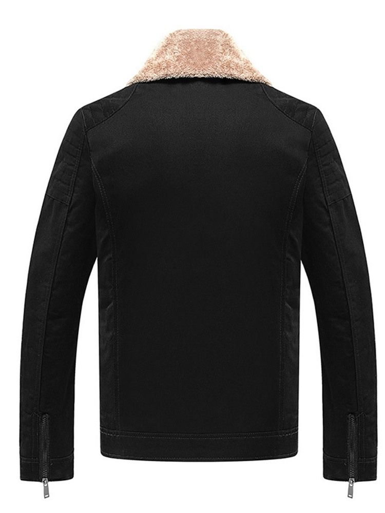 Rannekoru Fleece Vetoketju Rento Miesten Takki