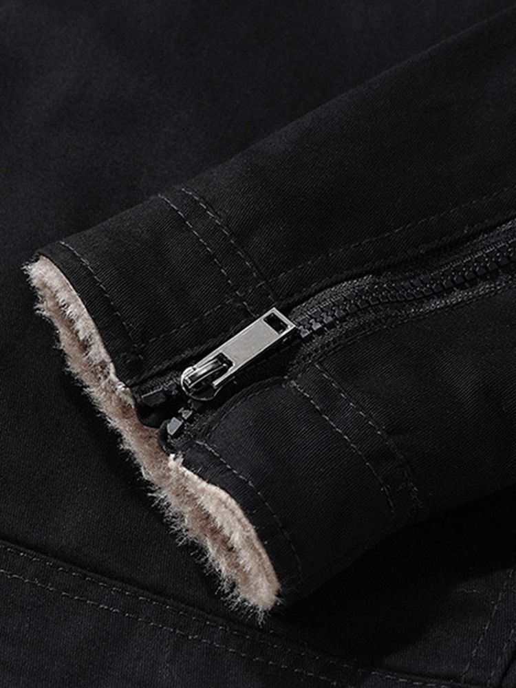 Rannekoru Fleece Vetoketju Rento Miesten Takki