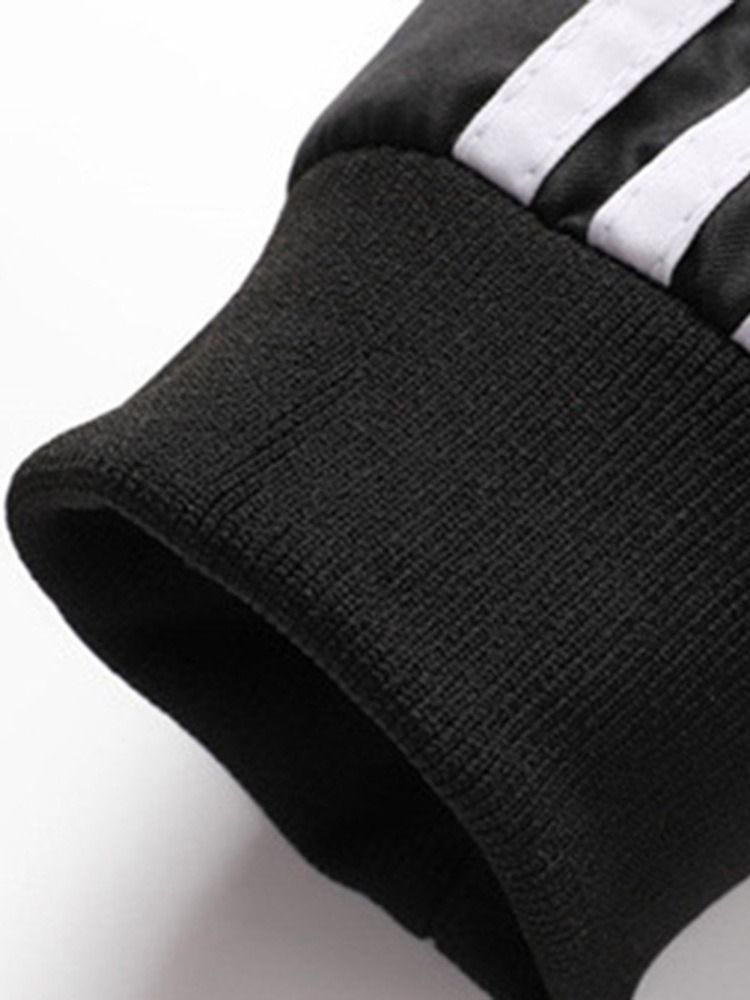 Stripe Zipper Miesten Kauluspaita