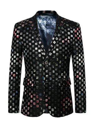 Vogue Party Qaulity Print Miesten Bleiseri