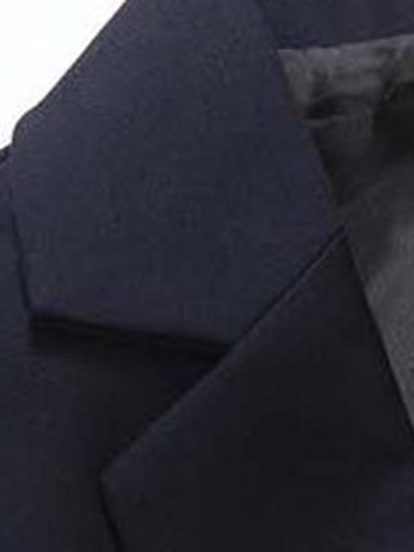 Yksivärinen Vogue One Button Slim Miesten Bleiseri