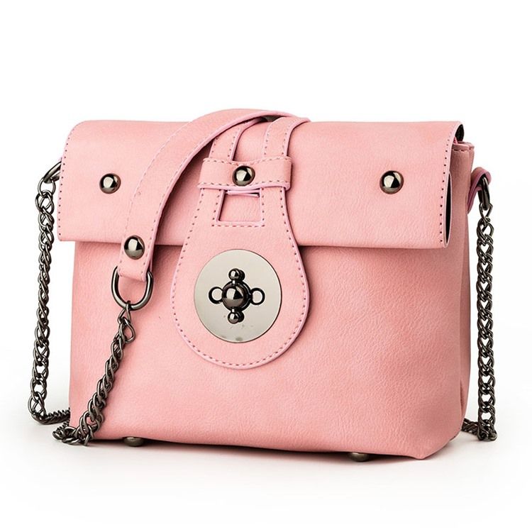 Erircdress Candy Color Latch Mini Olkalaukku
