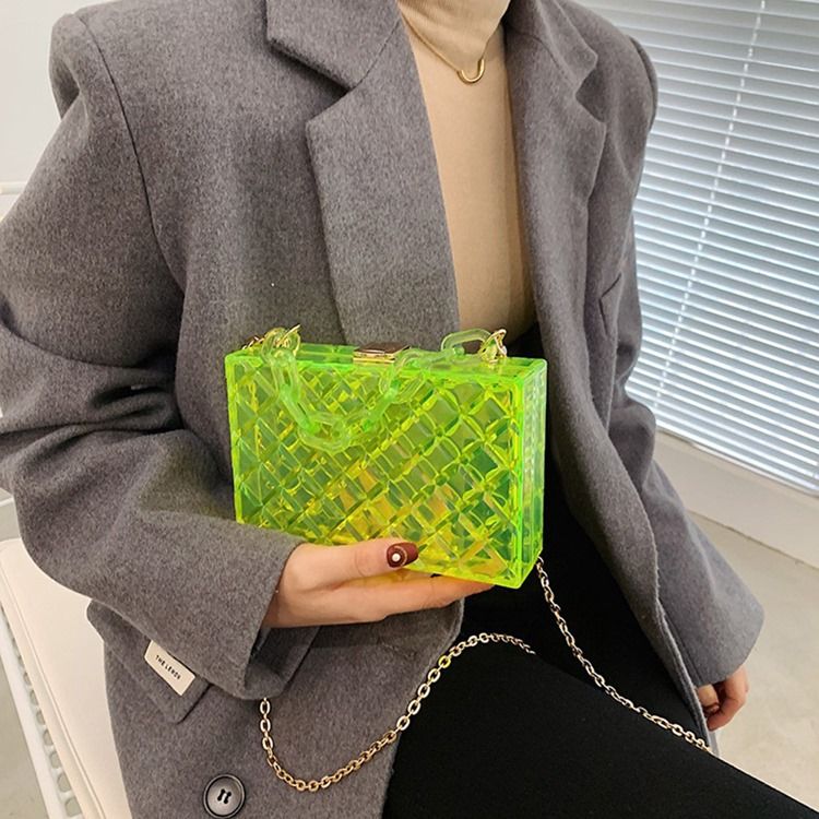 Korean Lock Plain Flap Crossbody -laukut