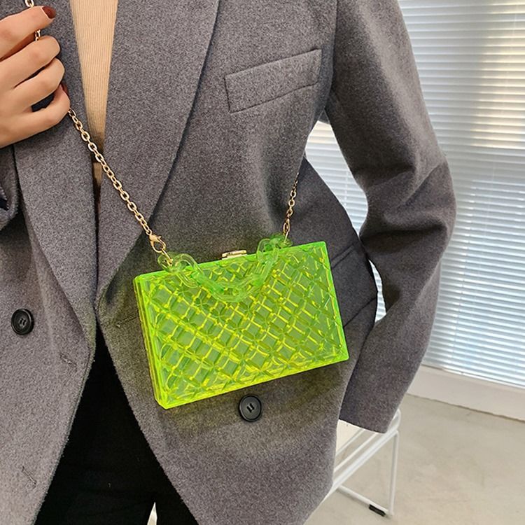 Korean Lock Plain Flap Crossbody -laukut
