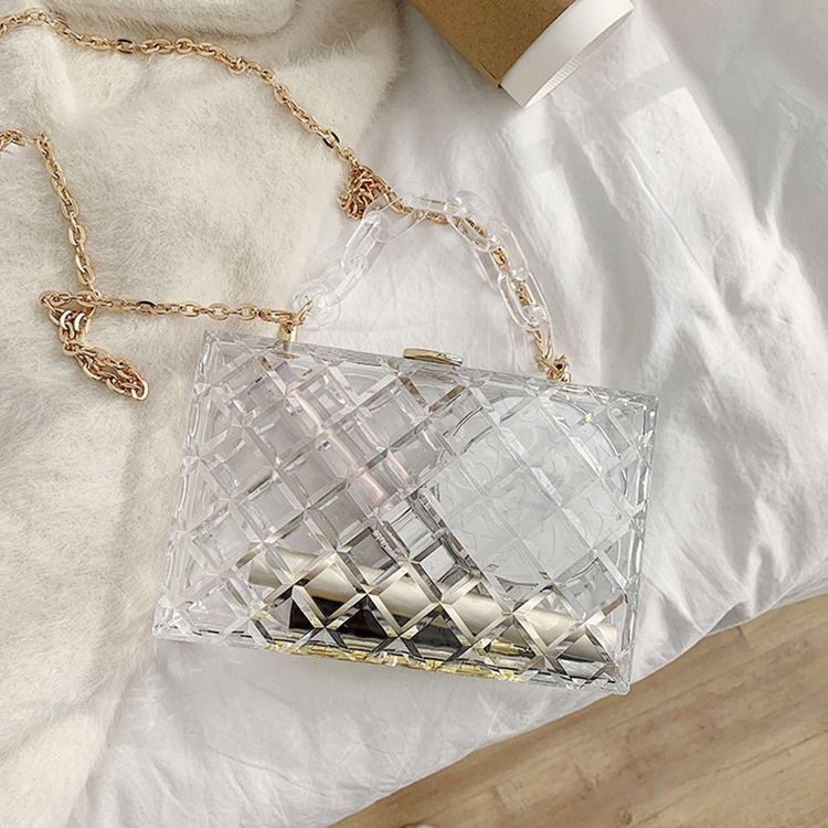 Korean Lock Plain Flap Crossbody -laukut