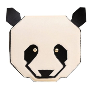 Mahtava Cartoon Panda Shape -olkalaukku