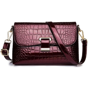 Muoti Pu Alligator Crossbody -laukut