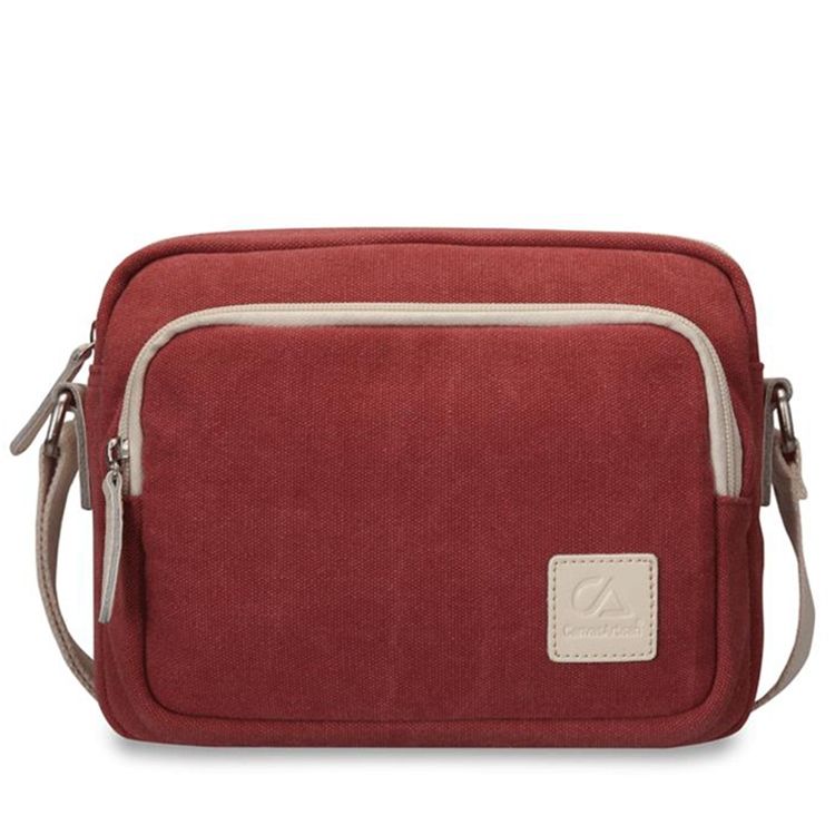 Yksinkertainen Vintage Canvas Olkalaukku