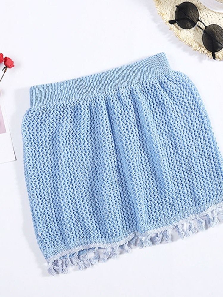 Läpinäkyvä Naisten Bodycon-minihame Länsimainen Hame