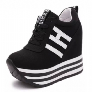 Color Block Platform Lace-up Naisten Lenkkarit
