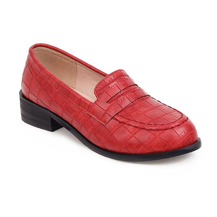 Naisten Korkokengät Pyöreä Varvas Slip-on Rento Ohut Kenkä