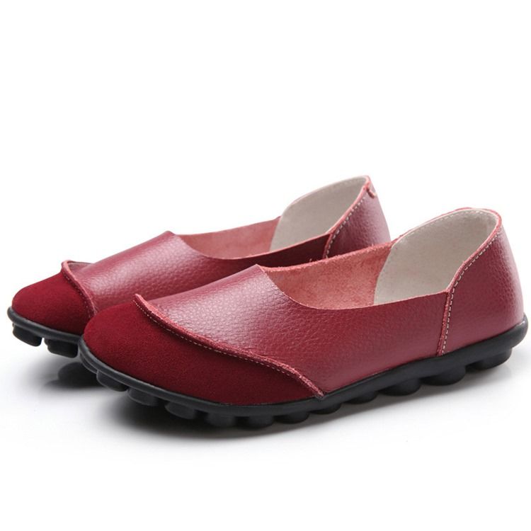 Naisten Slip-on-pyöreä Varvas Matalat Korot (1-3cm) Ohuet Kengät