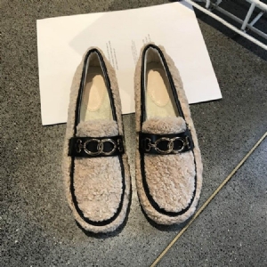 Slip-on Round Toe Casual Naisten Talviasut