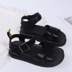 Buckle Open Toe Buckle Naisten Sandaalit