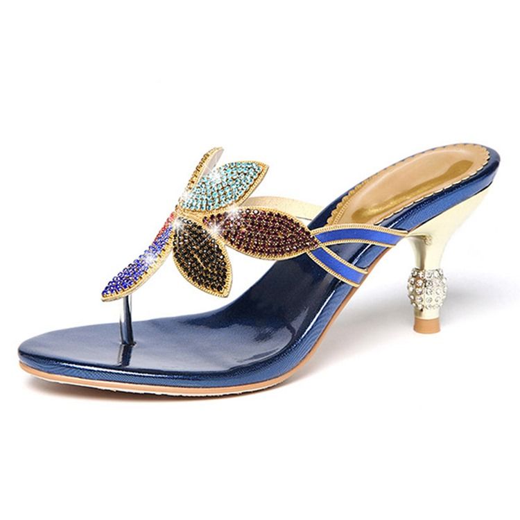Floal Rhinestone Thong Slip-on Naisten Muukkakengät