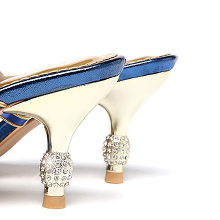 Floal Rhinestone Thong Slip-on Naisten Muukkakengät