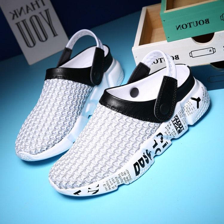Mesh Color Block Slip-on Miesten Sandaalit
